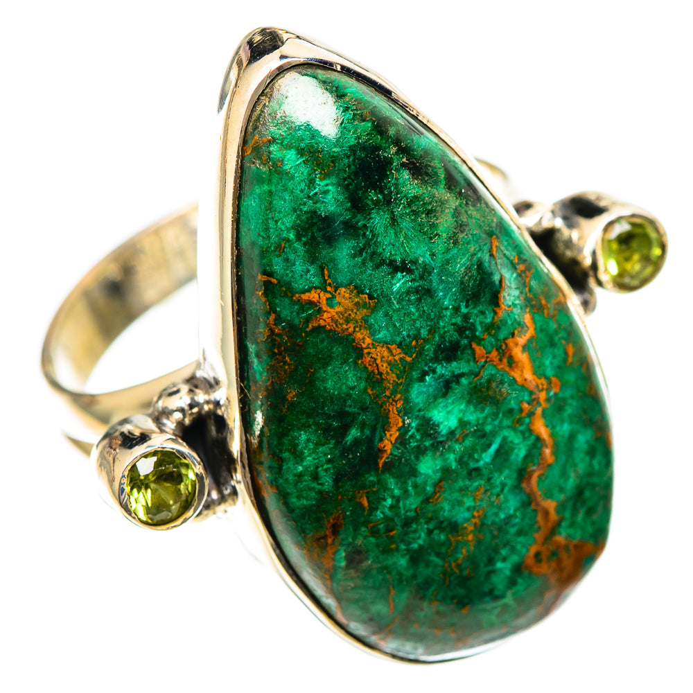 Chrysocolla Rings handcrafted by Ana Silver Co - RING107876 - Photo 2