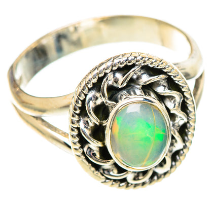 Ethiopian Opal Rings handcrafted by Ana Silver Co - RING107897 - Photo 2