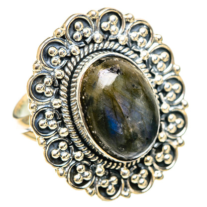 Labradorite Rings handcrafted by Ana Silver Co - RING107898 - Photo 2
