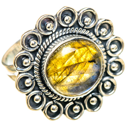Labradorite Rings handcrafted by Ana Silver Co - RING107902 - Photo 2
