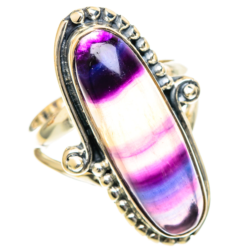 Fluorite Rings handcrafted by Ana Silver Co - RING107919 - Photo 2