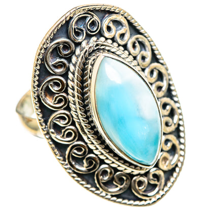 Larimar Rings handcrafted by Ana Silver Co - RING107928 - Photo 2