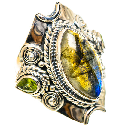 Labradorite Rings handcrafted by Ana Silver Co - RING107933 - Photo 2