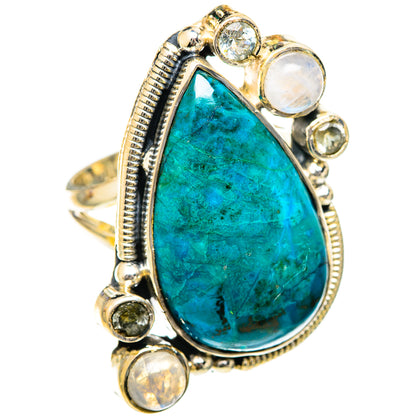 Chrysocolla Rings handcrafted by Ana Silver Co - RING107934 - Photo 2