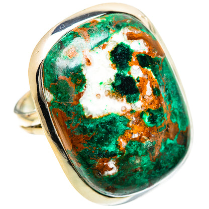 Chrysocolla Rings handcrafted by Ana Silver Co - RING107940 - Photo 2