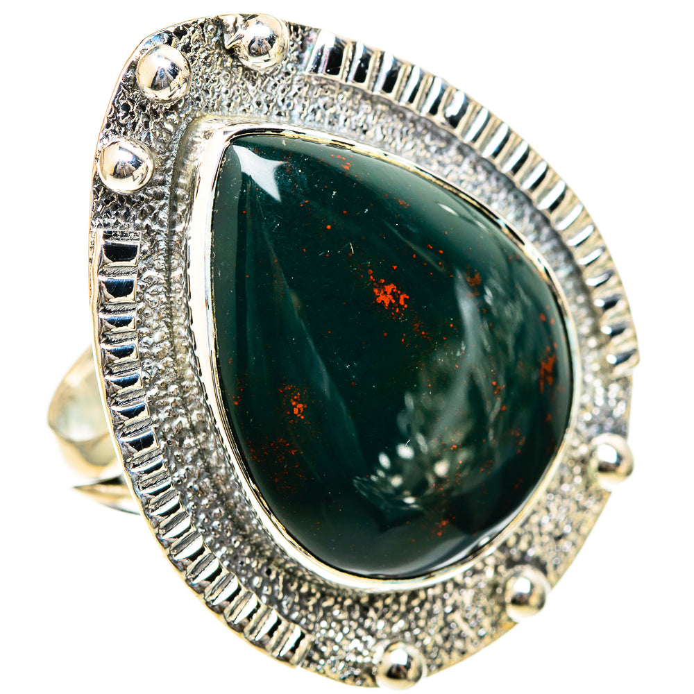 Bloodstone Rings handcrafted by Ana Silver Co - RING107943 - Photo 2