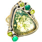 Green Moss Agate Rings handcrafted by Ana Silver Co - RING107948 - Photo 2