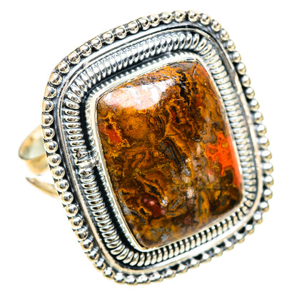 Moroccan Agate Rings handcrafted by Ana Silver Co - RING107951 - Photo 2