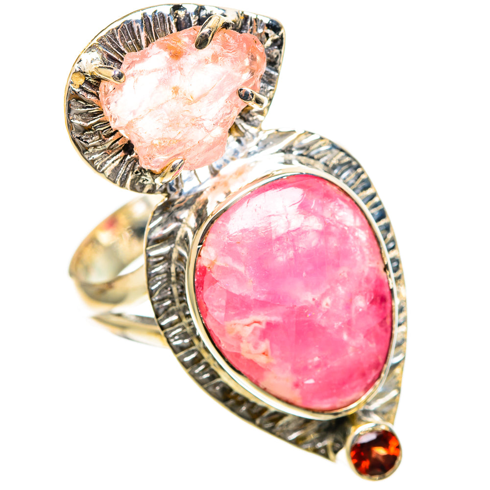 Rhodochrosite Rings handcrafted by Ana Silver Co - RING107957 - Photo 2
