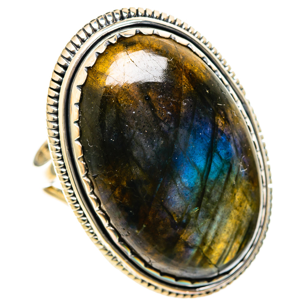 Labradorite Rings handcrafted by Ana Silver Co - RING107973 - Photo 2