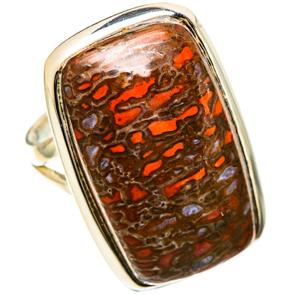 Dinosaur Bone Rings handcrafted by Ana Silver Co - RING107992 - Photo 2