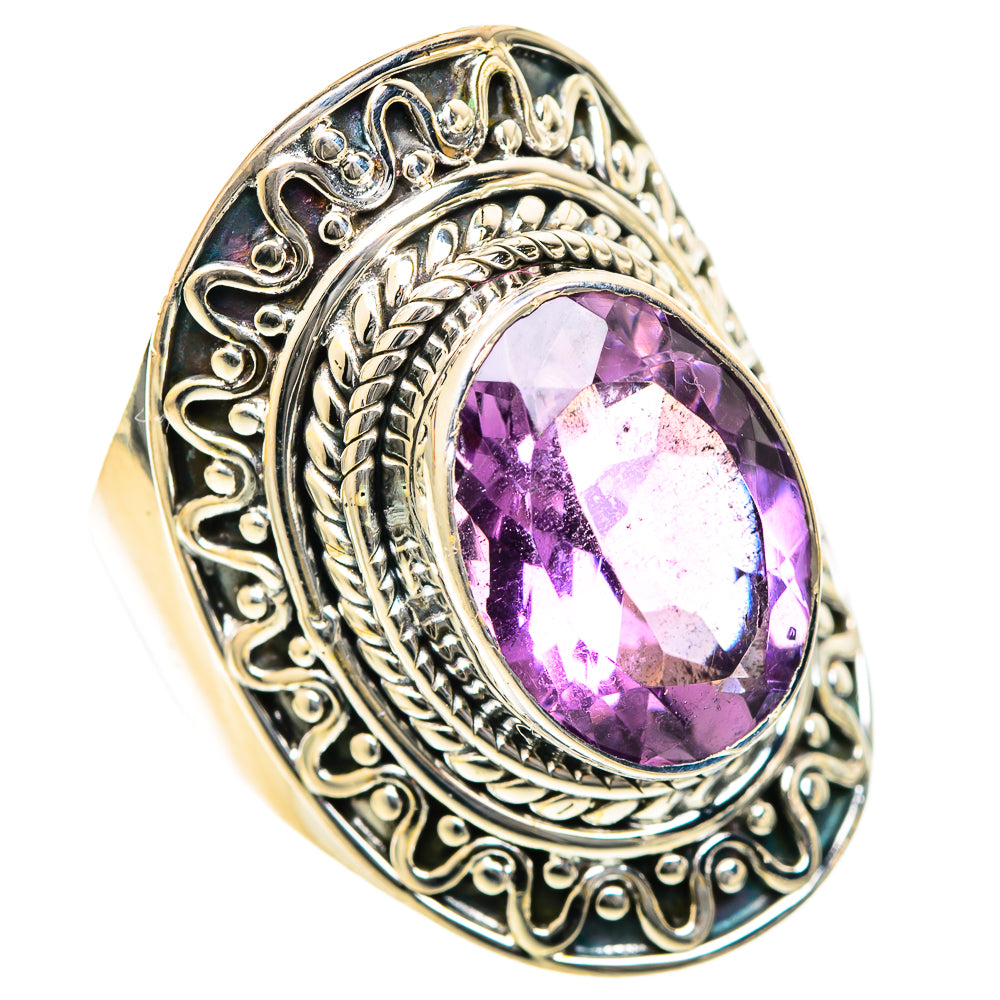 Amethyst Rings handcrafted by Ana Silver Co - RING107996 - Photo 2