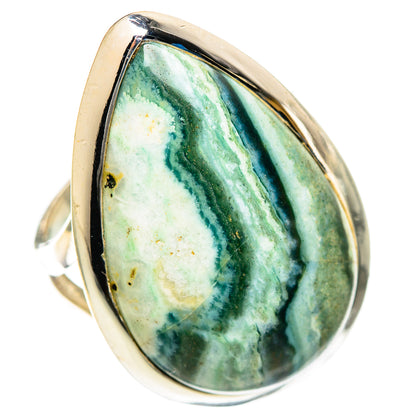Ocean Jasper Rings handcrafted by Ana Silver Co - RING108016 - Photo 2