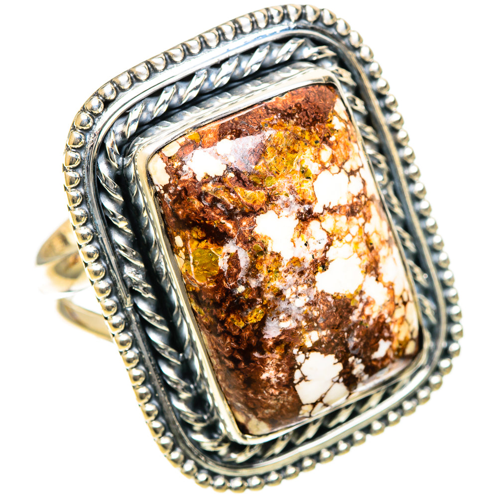 Wild Horse Jasper Rings handcrafted by Ana Silver Co - RING108020 - Photo 2