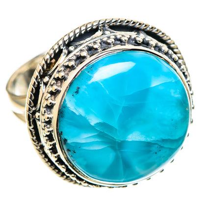 Larimar Rings handcrafted by Ana Silver Co - RING108029 - Photo 2