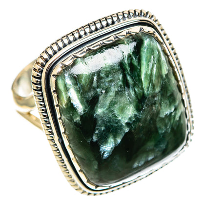 Seraphinite Rings handcrafted by Ana Silver Co - RING108037 - Photo 2