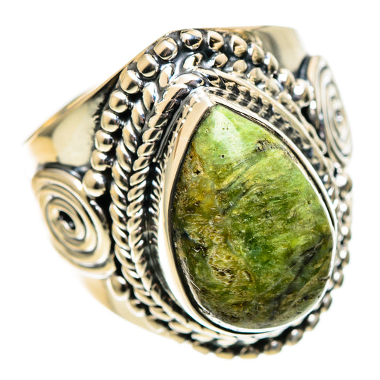 Rainforest Jasper Rings handcrafted by Ana Silver Co - RING108038 - Photo 2