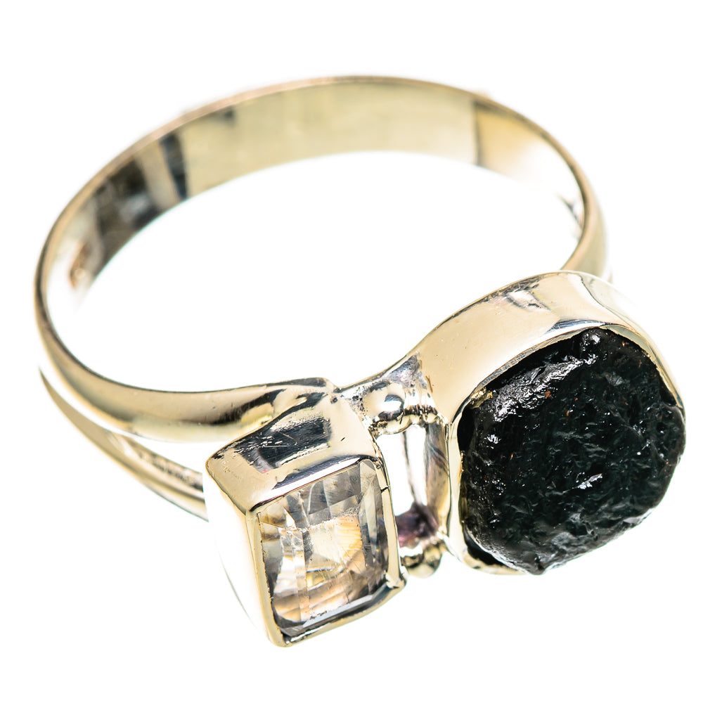 Tektite Rings handcrafted by Ana Silver Co - RING108055 - Photo 2