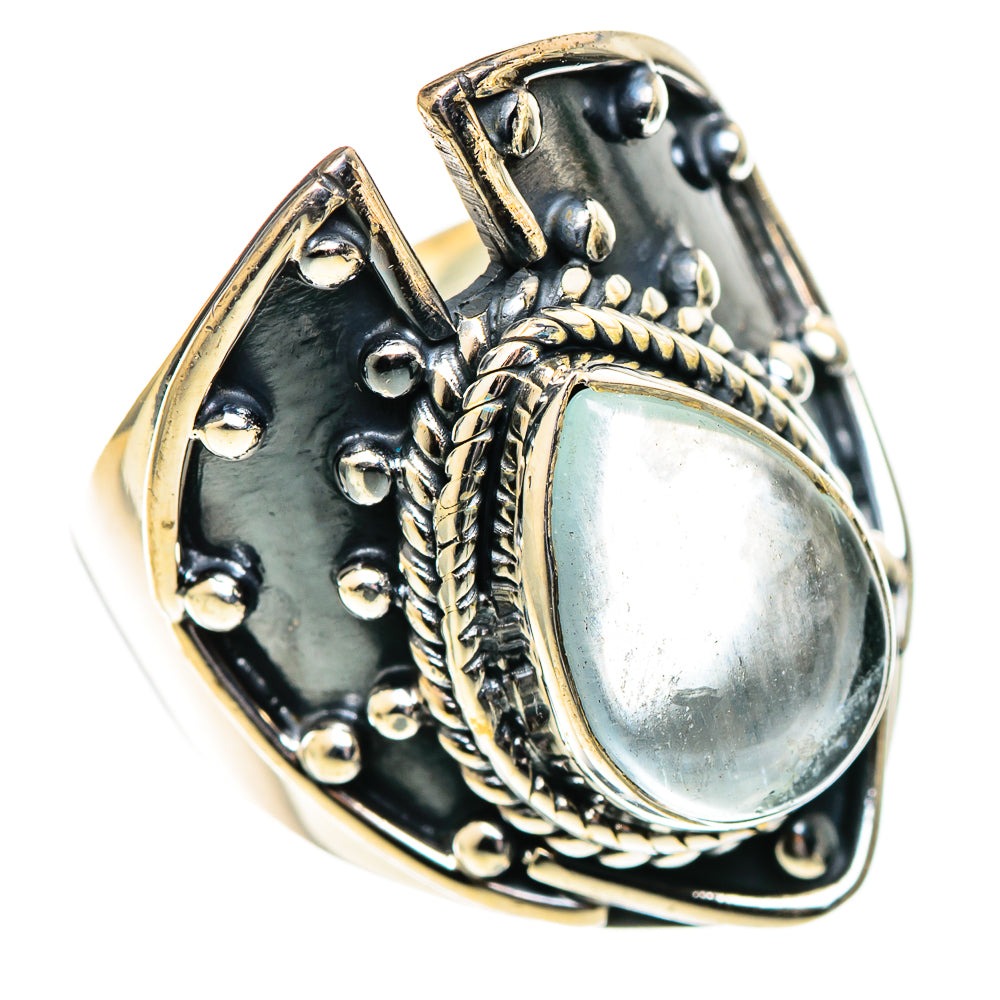 Aquamarine Rings handcrafted by Ana Silver Co - RING108074 - Photo 2