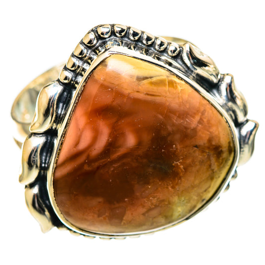 Imperial Jasper Rings handcrafted by Ana Silver Co - RING108084 - Photo 2