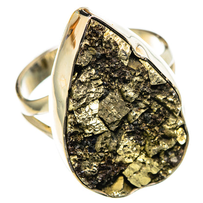 Pyrite Rings handcrafted by Ana Silver Co - RING108092 - Photo 2