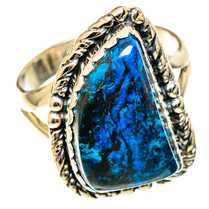 Shattuckite Rings handcrafted by Ana Silver Co - RING108110 - Photo 2