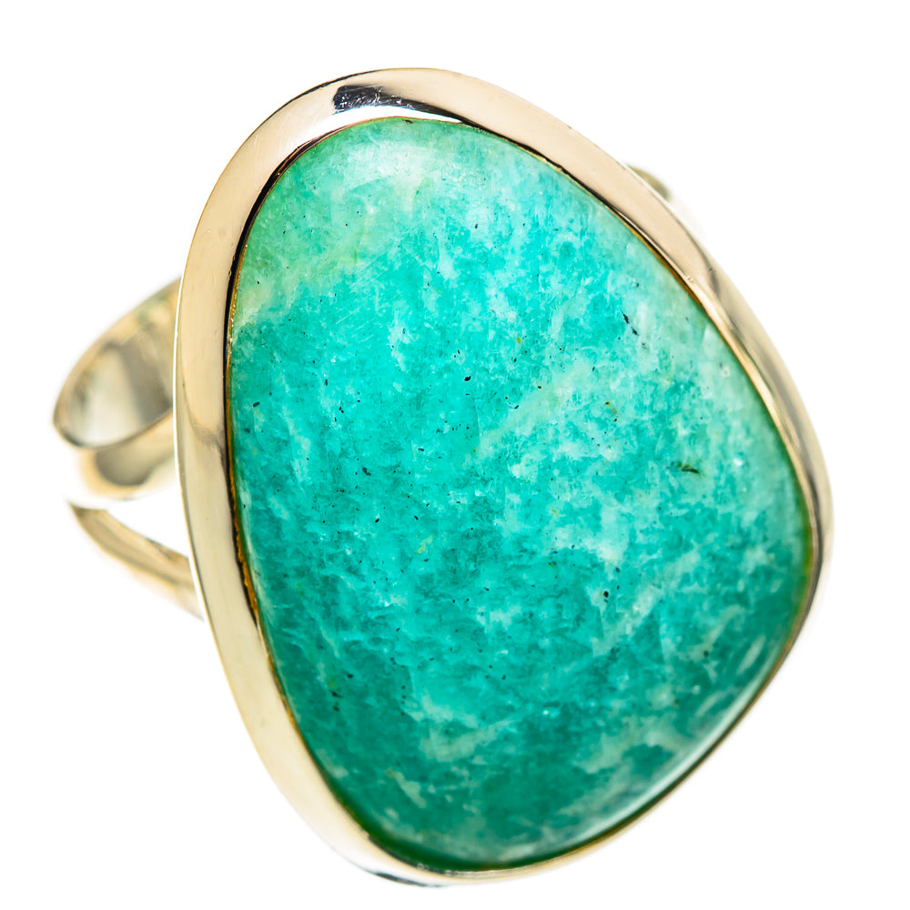 Amazonite Rings handcrafted by Ana Silver Co - RING108117 - Photo 2