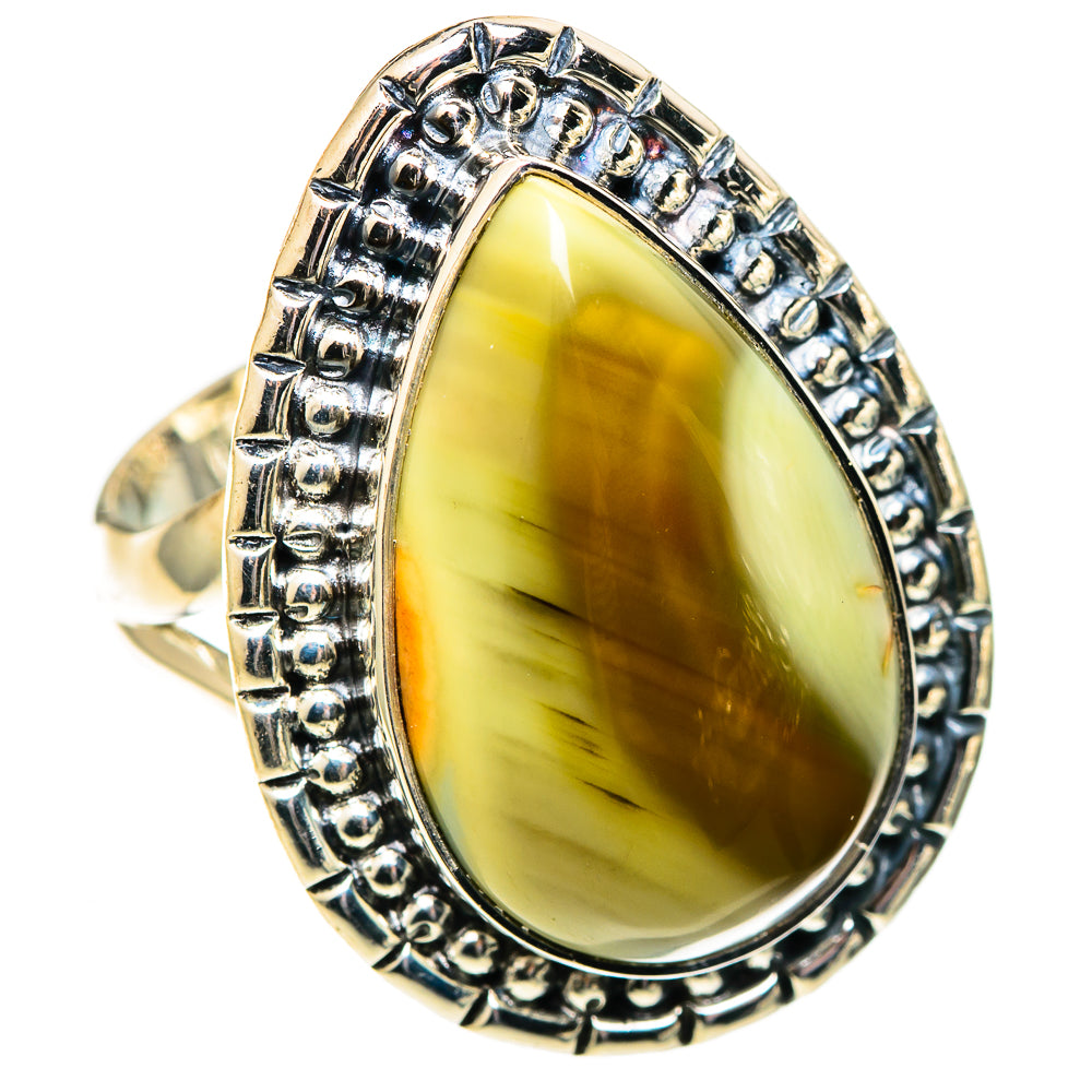 Polychrome Jasper Rings handcrafted by Ana Silver Co - RING108120 - Photo 2