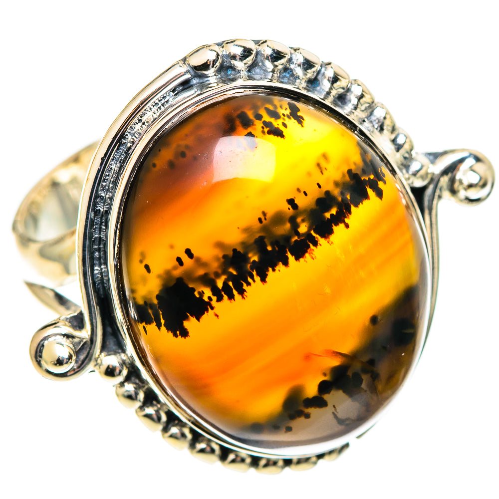 Montana Agate Rings handcrafted by Ana Silver Co - RING108121 - Photo 2