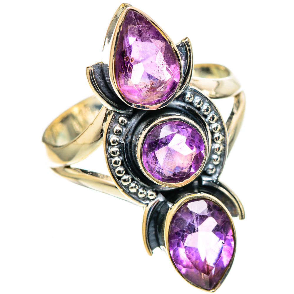 Amethyst Rings handcrafted by Ana Silver Co - RING108127 - Photo 2