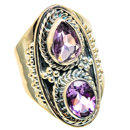 Amethyst Rings handcrafted by Ana Silver Co - RING108128 - Photo 2