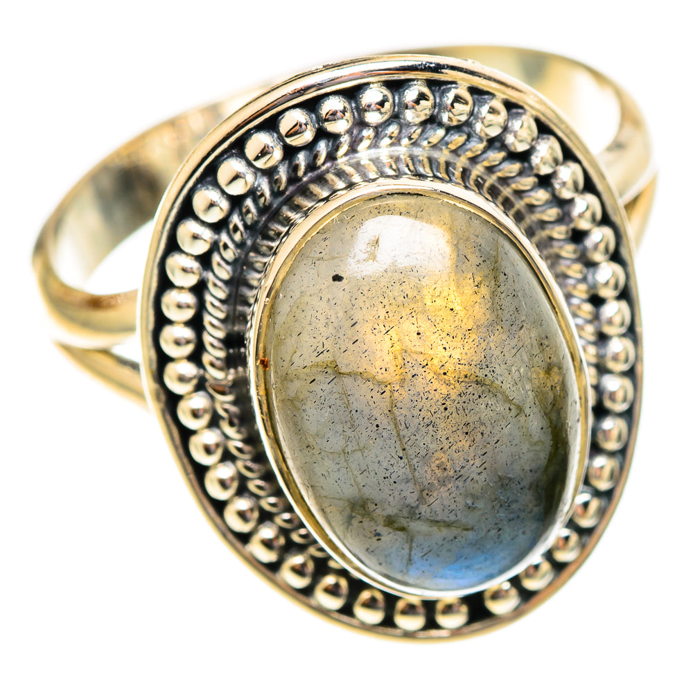 Labradorite Rings handcrafted by Ana Silver Co - RING108145 - Photo 2