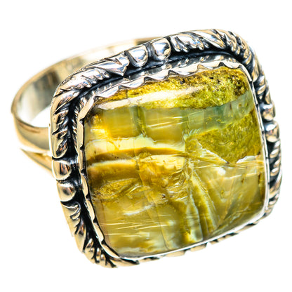 Rainforest Jasper Rings handcrafted by Ana Silver Co - RING108153 - Photo 2