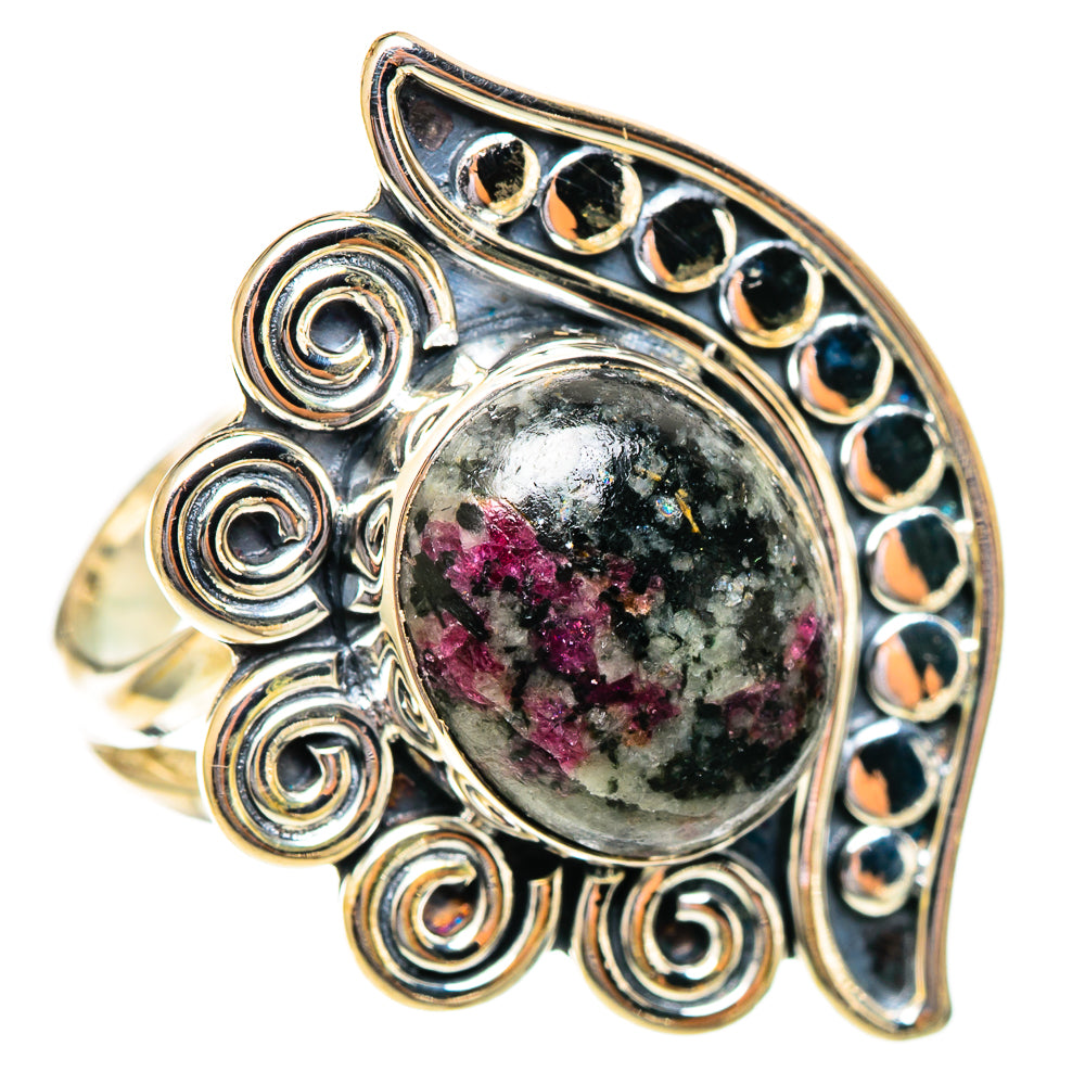 Russian Eudialyte Rings handcrafted by Ana Silver Co - RING108162 - Photo 2