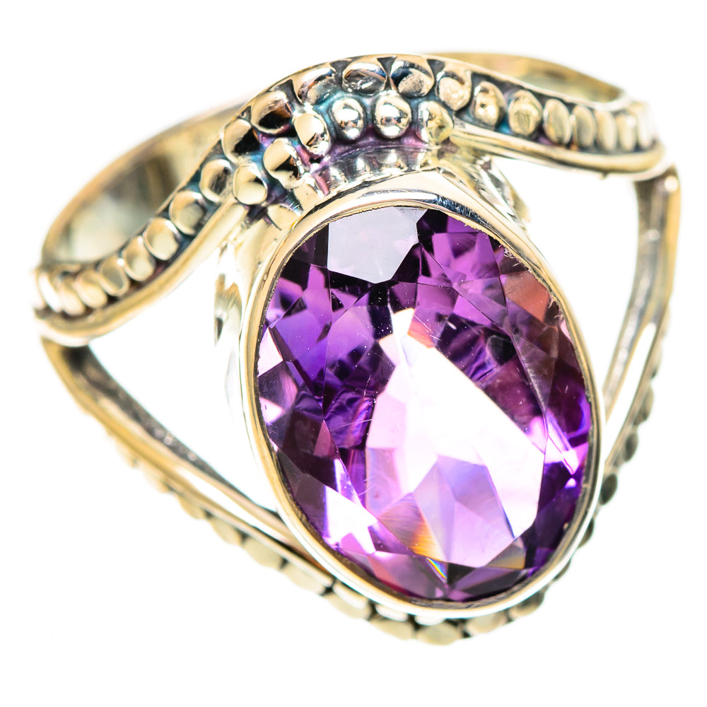 Amethyst Rings handcrafted by Ana Silver Co - RING108164 - Photo 2