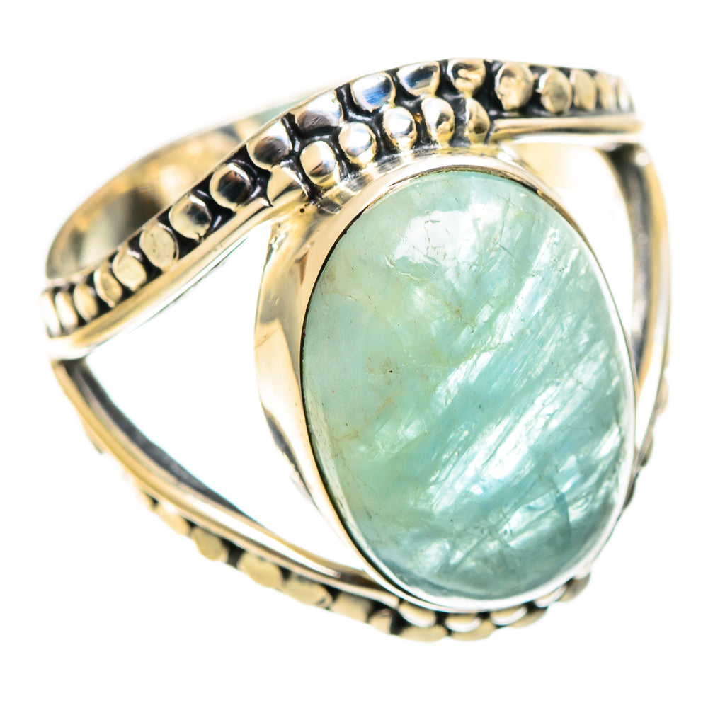 Aquamarine Rings handcrafted by Ana Silver Co - RING108179 - Photo 2