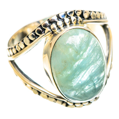 Aquamarine Rings handcrafted by Ana Silver Co - RING108179 - Photo 2
