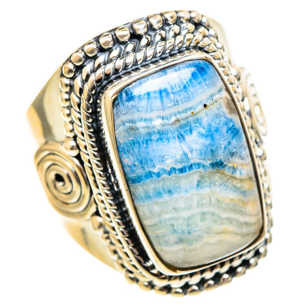 Blue Scheelite Rings handcrafted by Ana Silver Co - RING108185 - Photo 2