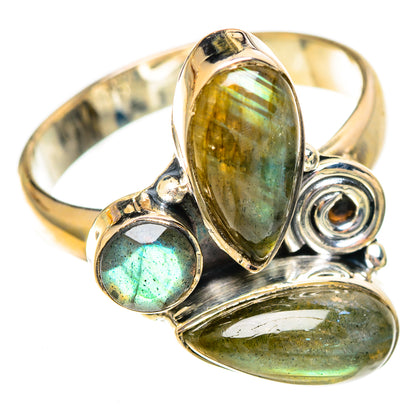 Labradorite Rings handcrafted by Ana Silver Co - RING108188 - Photo 2