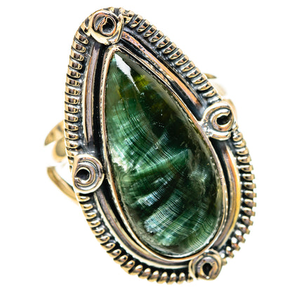 Seraphinite Rings handcrafted by Ana Silver Co - RING108191 - Photo 2