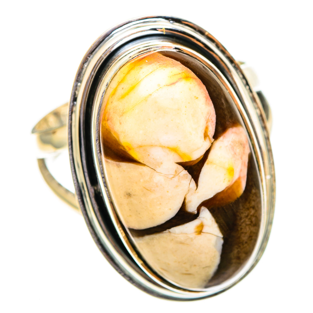 Peanut Wood Jasper Rings handcrafted by Ana Silver Co - RING108195 - Photo 2