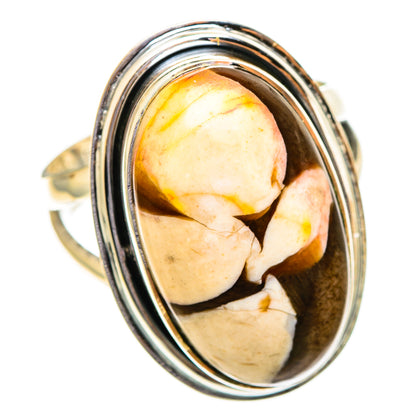 Peanut Wood Jasper Rings handcrafted by Ana Silver Co - RING108195 - Photo 2