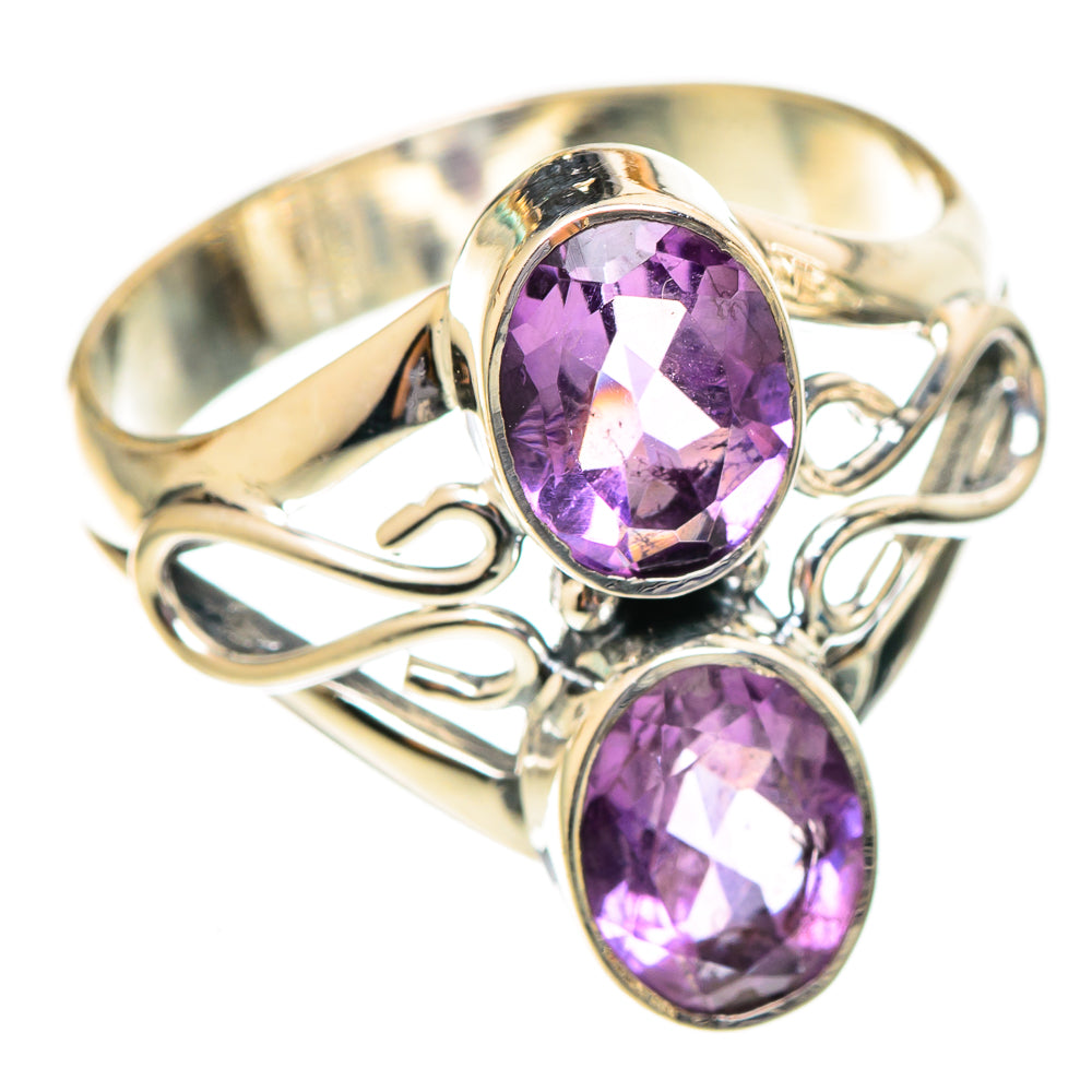 Amethyst Rings handcrafted by Ana Silver Co - RING108200 - Photo 2