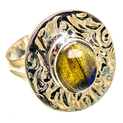 Labradorite Rings handcrafted by Ana Silver Co - RING108213 - Photo 2