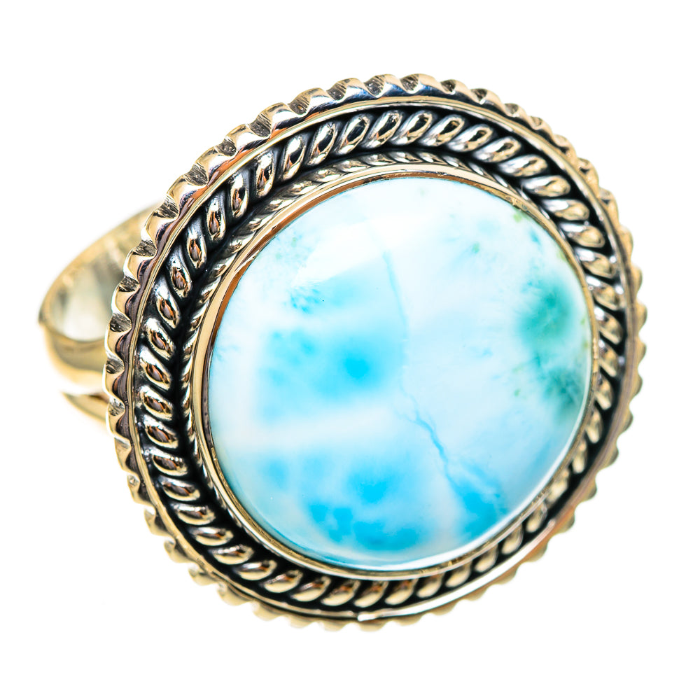 Larimar Rings handcrafted by Ana Silver Co - RING108214 - Photo 2