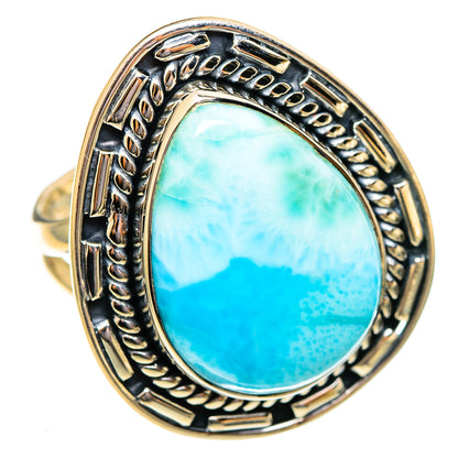 Larimar Rings handcrafted by Ana Silver Co - RING108216 - Photo 2