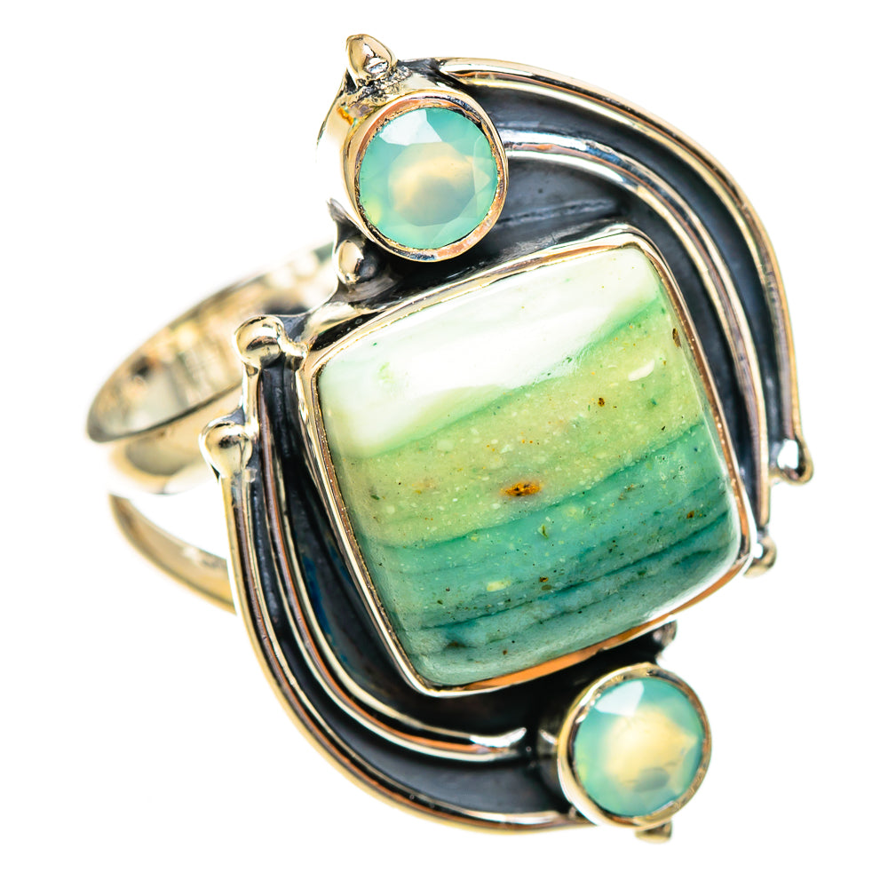 Ocean Jasper Rings handcrafted by Ana Silver Co - RING108221 - Photo 2