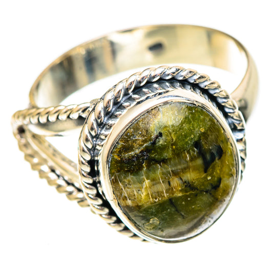 Rainforest Jasper Rings handcrafted by Ana Silver Co - RING108222 - Photo 2