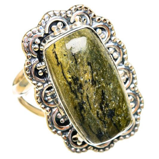Rainforest Jasper Rings handcrafted by Ana Silver Co - RING108224 - Photo 2