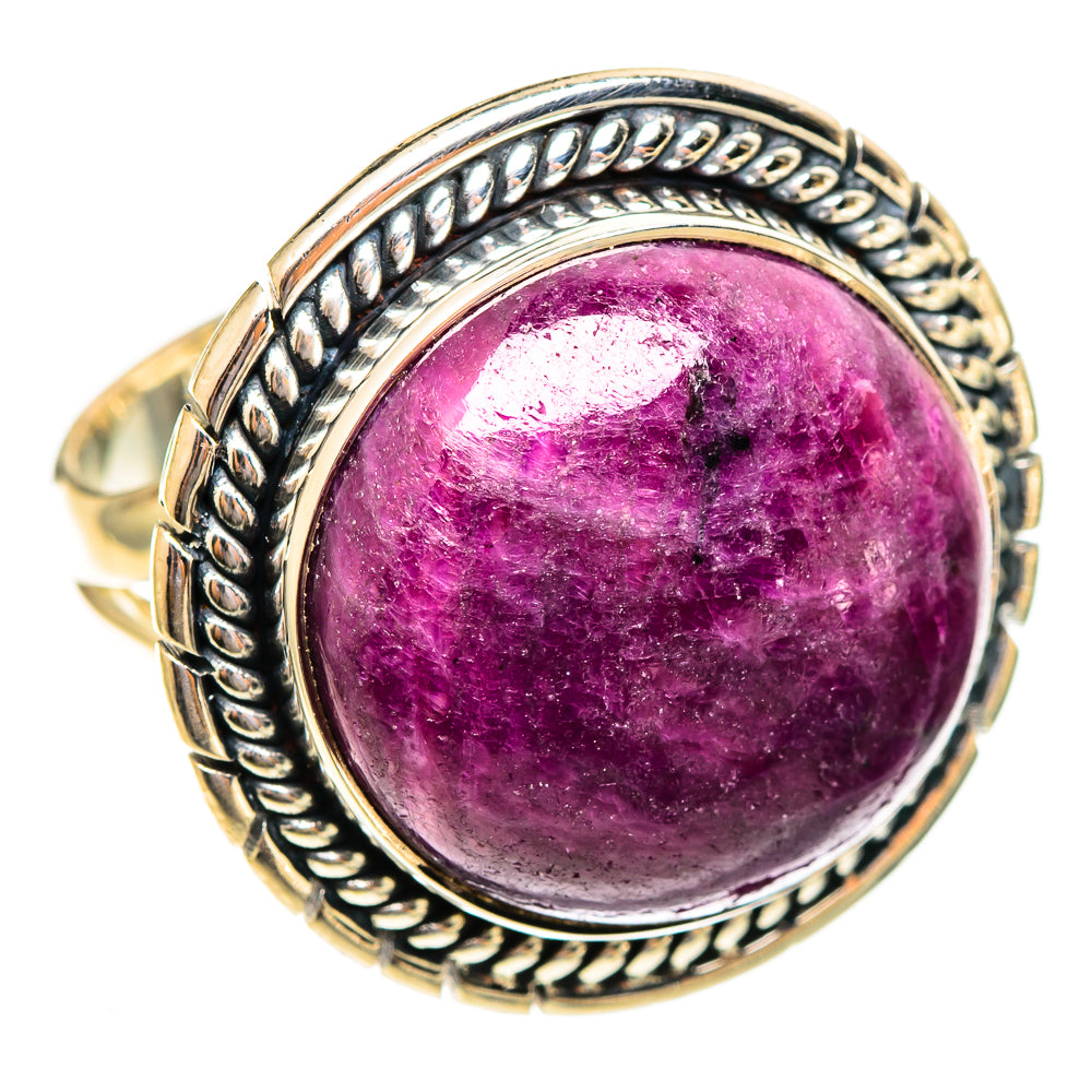 Ruby Fuchsite Rings handcrafted by Ana Silver Co - RING108234 - Photo 2